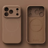 Magnetic Liquid Silicone Skin Feel Soft Case for iphone
