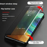 Leather Flip Window Shockproof Case for Samsung