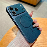 Luxury Lychee Pattern Leather Case For iPhone