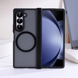 Transparent Hinge Folding Magnetic Case for Samsung Z Fold