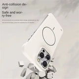Ultra‑Thin Matte Borderless Magnetic Shockproof Case for iphone