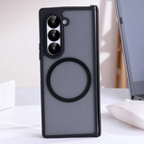 Transparent Hinge Folding Magnetic Case for Samsung Z Fold
