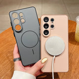 Candy Color Magnetic Lanyard Case for Samsung