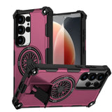 Hidden Holder Back Magnetic Phone Case For Samsung