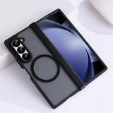 Transparent Hinge Folding Magnetic Case for Samsung Z Fold