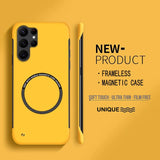 Ultra Thin Frameless Magnetic PC Matte Case for Samsung