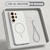 Candy Color Magnetic Lanyard Case for Samsung