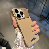 Luxury Leather  Frameless Magnetic Case for iPhone