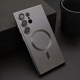 Soft Matte Magnetic Case for Samsung