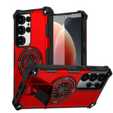 Hidden Holder Back Magnetic Phone Case For Samsung