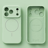 Magnetic Liquid Silicone Skin Feel Soft Case for iphone