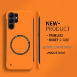 Ultra Thin Frameless Magnetic PC Matte Case for Samsung