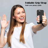 Magnetic Kickstand Hand Strap Case for iphone