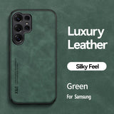 Luxury PU Leather Ultra Thin Case for Samsung