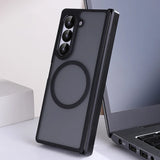 Transparent Hinge Folding Magnetic Case for Samsung Z Fold