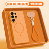 Candy Color Magnetic Lanyard Case for Samsung
