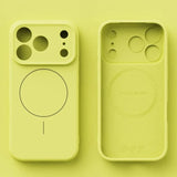 Magnetic Liquid Silicone Skin Feel Soft Case for iphone