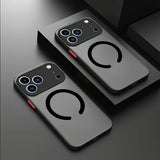 Translucent Magnetic Armor Case for iphone