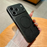 Luxury Lychee Pattern Leather Case For iPhone