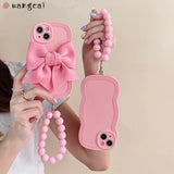 Luxury 3D Bow Bracelet Case For iPhone