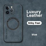 Magnetic Leather Case for iphone