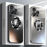 Luxury Glass Shockproof Magnetic Case For iPhone