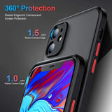 Translucent Magnetic Armor Case for iphone