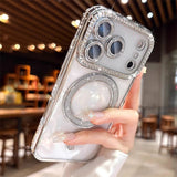 Luxury Diamond Magnetic Soft Case for iphone