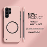 Ultra Thin Frameless Magnetic PC Matte Case for Samsung