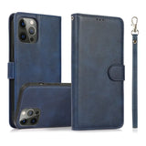 2 in 1 Magnetic Flip Leather Detachable Wallet Case for iphone