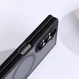 Transparent Hinge Folding Magnetic Case for Samsung Z Fold