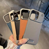Luxury Leather  Frameless Magnetic Case for iPhone