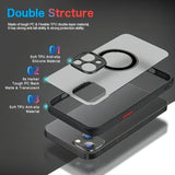 Translucent Magnetic Armor Case for iphone