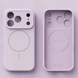 Magnetic Liquid Silicone Skin Feel Soft Case for iphone