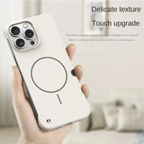 Ultra‑Thin Matte Borderless Magnetic Shockproof Case for iphone