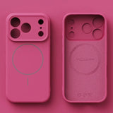 Magnetic Liquid Silicone Skin Feel Soft Case for iphone