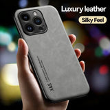 Magnetic Luxury Leather Case for iphone