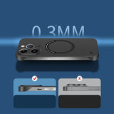 Ultra Thin Frameless Magnetic PC Matte Case for Samsung