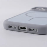 Original Double Color Matte Magnetic Hard Protective Case For iPhone