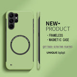 Ultra Thin Frameless Magnetic PC Matte Case for Samsung