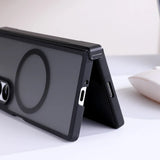 Transparent Hinge Folding Magnetic Case for Samsung Z Fold