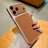 Luxury Lychee Pattern Leather Case For iPhone