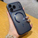 Luxury Matte Translucent Magnetic Case for iphone