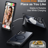 Magnetic Matte Skin‑Feel Shockproof Stand Case for Samsung