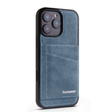 Leather Shockproof Card Holder Kickstand Case for iphone