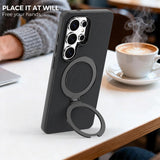 Tech Fabric Magnetic Hidden Rotatable Kickstand Case for Samsung