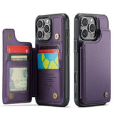 Magnetic Leather Wallet Case for iphone