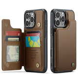 Magnetic Leather Wallet Case for iphone