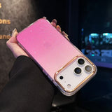 Two-Tone Gradient Starry Glitter Translucent Case for iphone