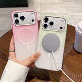 Magnetic Shockproof Two-Tone Gradient Case for iphone